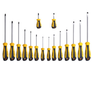 DM16 Screwdriver Set Slotted and Phillips Round Shank 16 ea