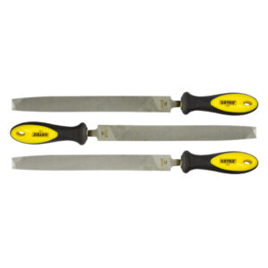 F02H3 Steel File Flat Cut Set 3 ea