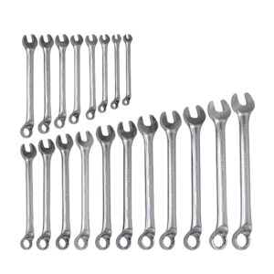 WF3P19 Combination Wrench Set 12 Point 75° Offset Metric 19 ea