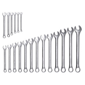 WMP19 Combination Wrench Set 12 Point Metric 19 pcs