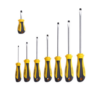 DS08 Screwdriver Set Slotted Round Shank 8 ea