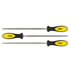 F06H3 Steel File Round Cut Set 3 ea
