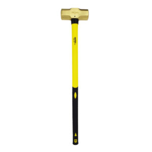 SLEDGE HAMMER, BRASS, FIBERGLASS HANDLE