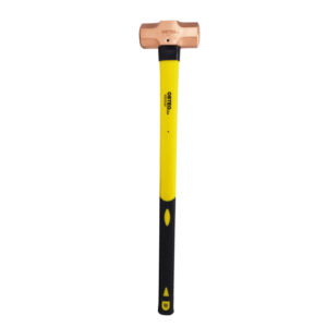 SLEDGE HAMMER, COPPER, FIBERGLASS HANDLE