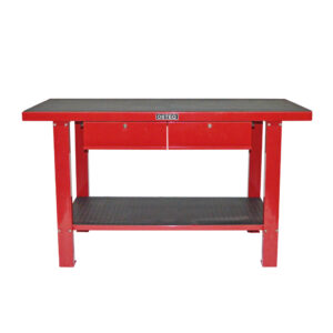 METAL WORK BENCH w/ 2 & 3 DRAWER